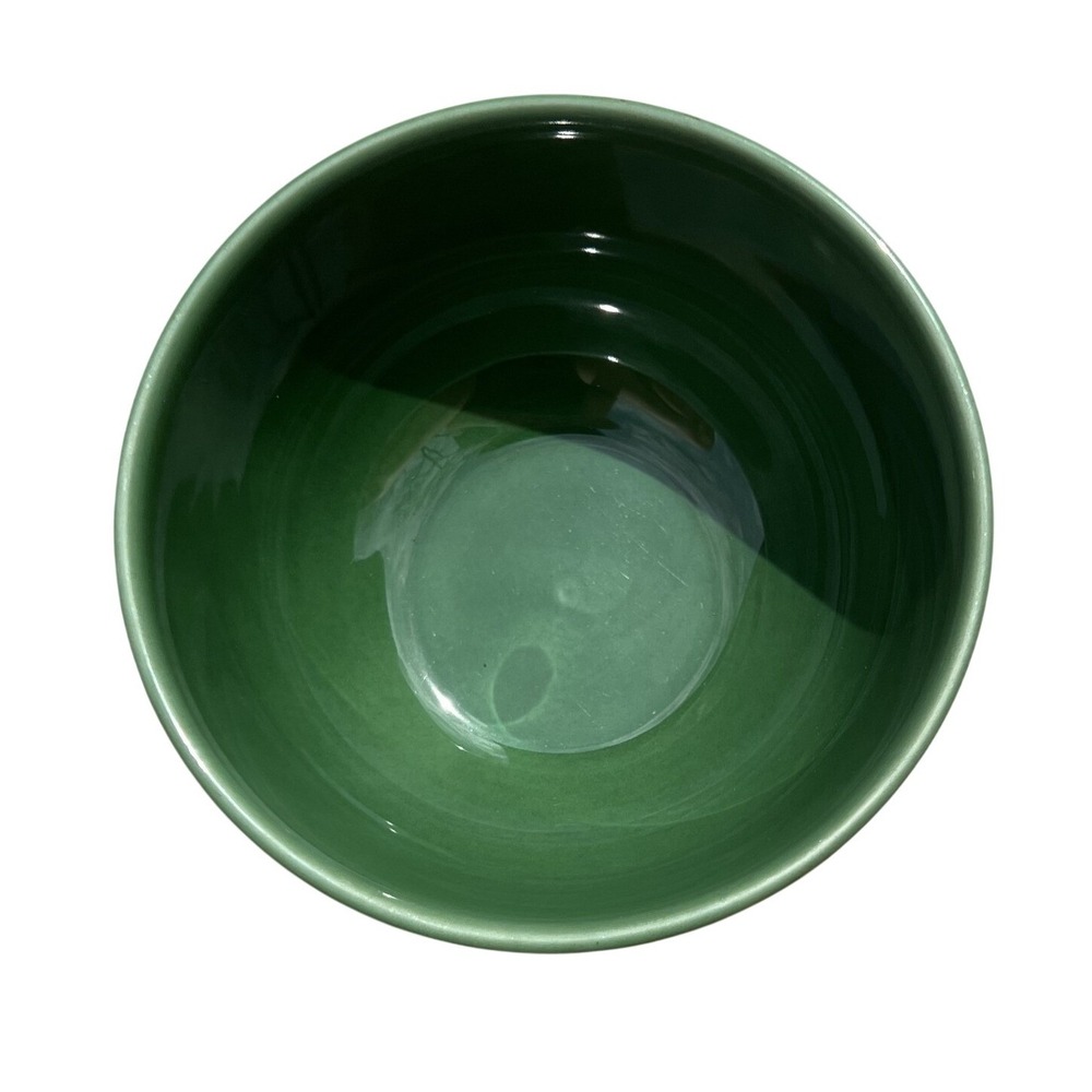Tabletops Gallery Westwood Green Ceramic Bowl Textured Dishwasher Microwave Safe